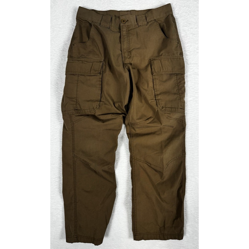 Under Armour Cargo Pants Mens W32 L30 Brown Ripstop Utility Hiking 1235305